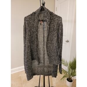 Yoki Chunky Looseknit Cardigan HI low Sweater